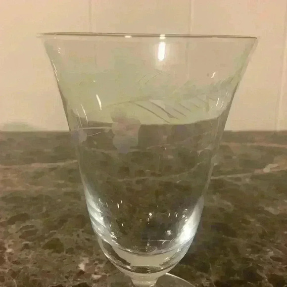 3 Vintage Iced Tea Crystal Glasses By George Borgfeldt...Pattern "Lynn" - Picture 2 of 8